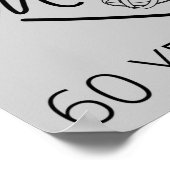 Gerade vor 60 Jahren verheiratet III Poster (Ecke)