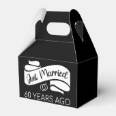 Gerade vor 60 Jahren verheiratet V Geschenkschachtel (Rückseite)