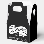 Gerade vor 60 Jahren verheiratet V Geschenkschachtel (Geöffnet)