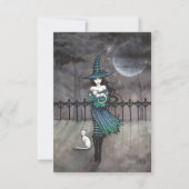 Gerade vor Mitternacht Halloween Postkarte (Vorderseite)