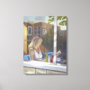 Gerade vorbei überschreiten leinwanddruck