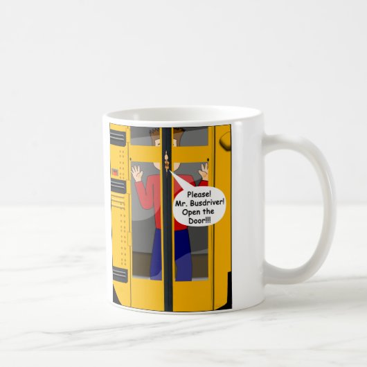 Gerade was ein Bustreiber benötigt, um sich zu Kaffeetasse (Rechts)