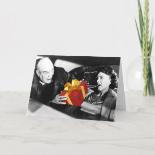 Gerade was Sie wollten Feiertagskarte