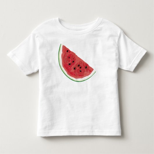 Gerade Wassermelone Kleinkind T-shirt (Vorderseite)
