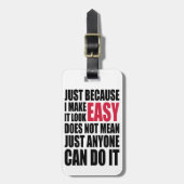 Gerade weil ich es einfach schauen lasse… gepäckanhänger (Vorderseite vertikal)