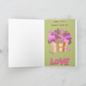 Gerade weil karte (Innenseite)