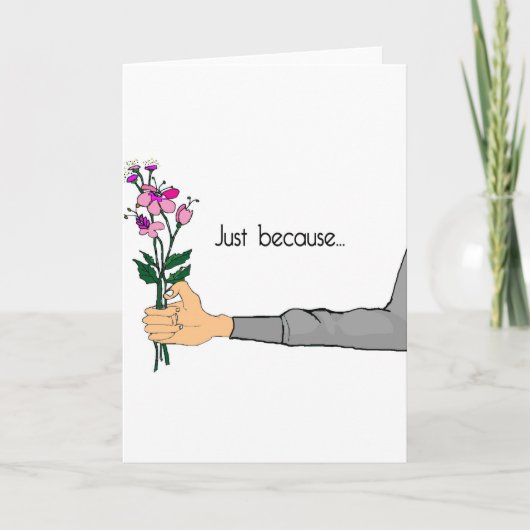 Gerade weil karte (Vorderseite)