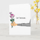 Gerade weil karte (Gelbe Blume)