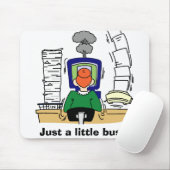 Gerade wenig beschäftigt mousepad (Mit Mouse)