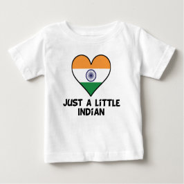 Gerade wenig indisch baby t-shirt