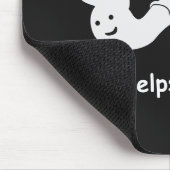 Gerade Wiggle - es hilft ya zu denken! Mousepad (Ecke)