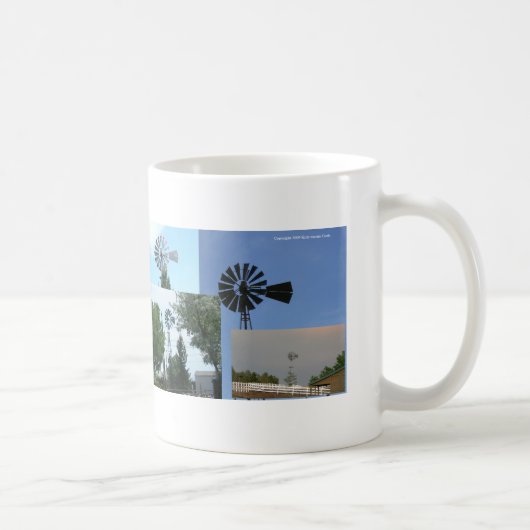 Gerade Windmühlen Kaffeetasse (Rechts)