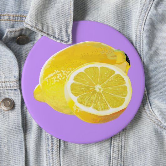 Gerade Zitronen Button (Beispiel)