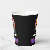 Gerade zu Halloween Gewartet, Spooky Skeleton Pappbecher (Links)