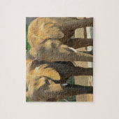 Gerade zwei Elefant-Freunde Puzzle (Vertikal)