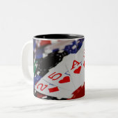 Gerade Zweifarbige Tasse (Vorderseite Links)