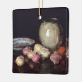 Gerade Zwiebeln Keramikornament (Links)