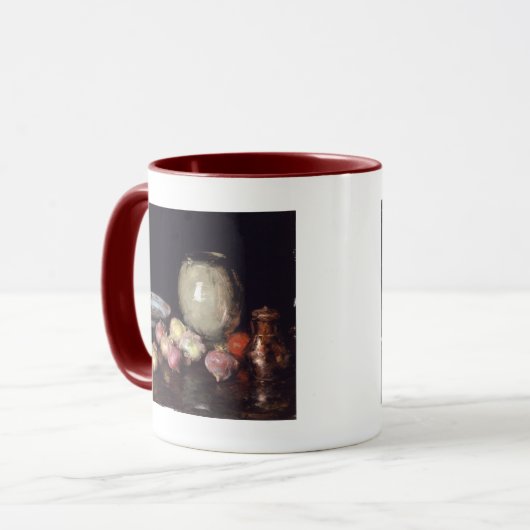 Gerade Zwiebeln Tasse (Vorderseite Links)