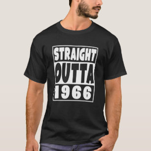 Geradeaus 1966 Geboren 1966 56 Jahre alt 56. T-Shirt