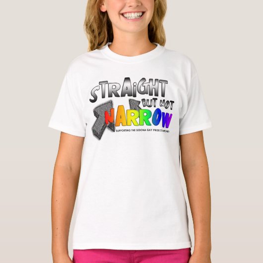 Geradeaus, aber nicht schmalförmig T-Shirt (Vorderseite)