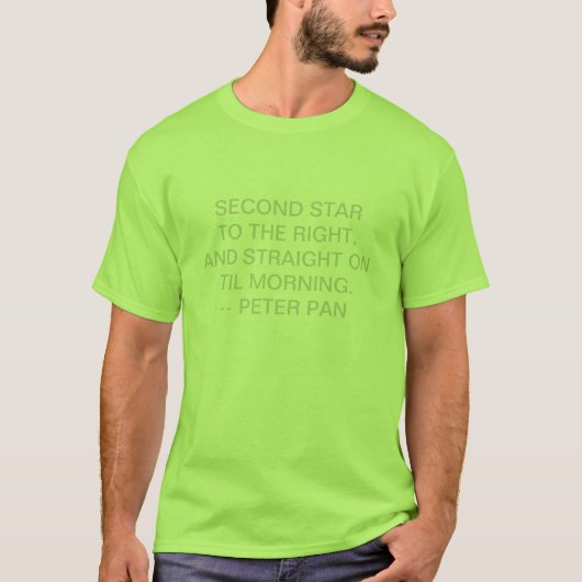 geradeaus bis Morgen T-Shirt (Vorderseite)