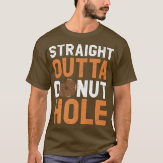 Geradeaus Donut Hole Doughnut Food Backbak T-Shirt