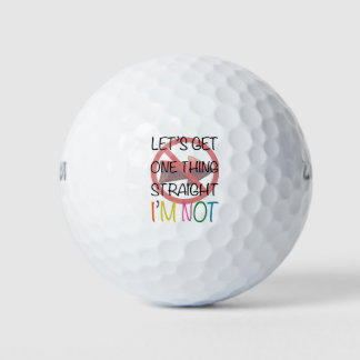 geradeaus golfball