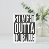 geradeaus nach Louisville Postkarte (Stehend Vorderseite)