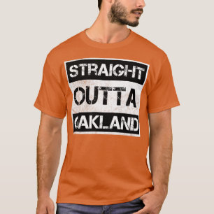 Geradeaus Oakland Vintage Notlage T-Shirt