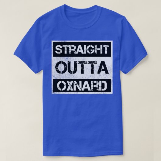 Geradeaus Oxnard Kalifornien Vintage Probleme T-Shirt (Design vorne)