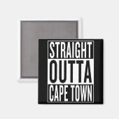 geradeaus Richtung Kapstadt Magnet (Vorderseite/Rückseite)