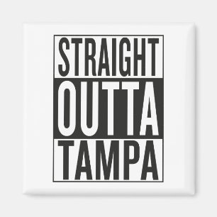 geradeaus Tampa Magnet