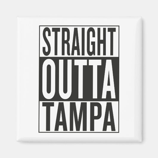 geradeaus Tampa Magnet (Vorne)