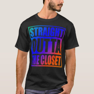 Geradeaus zum Coolen LGBT-Mitglied der Closet T-Shirt