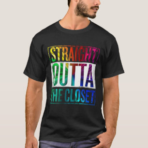 Geradeaus zum LGBT-Gay Pride T-Shirt
