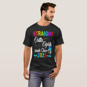 Gerader Ausgang 8. Klasse des Abschlusses 2025 T-Shirt (Vorne ganz)