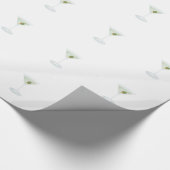 Gerader hoher Martini Geschenkpapier (Ecke)