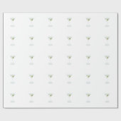 Gerader hoher Martini Geschenkpapier (Flach)