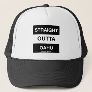GERADER OUTTA OAHU FERNLASTFAHRER-HUT TRUCKERKAPPE