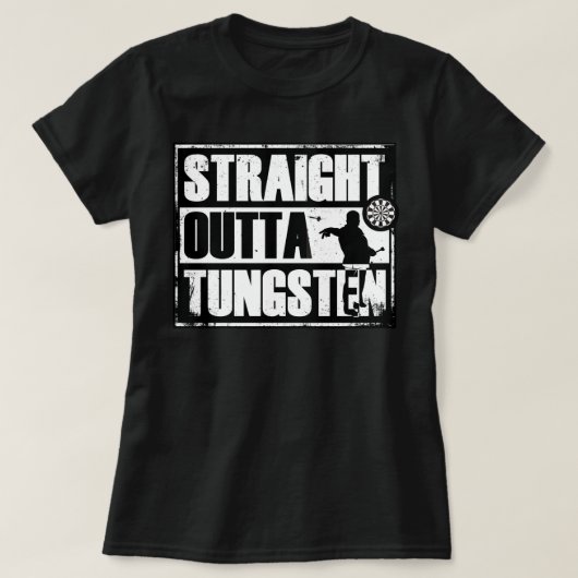 Gerader Outta Wolfram schießt Shirt (Design vorne)