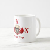 Gerader Rand Kaffeetasse (VorderseiteRechts)