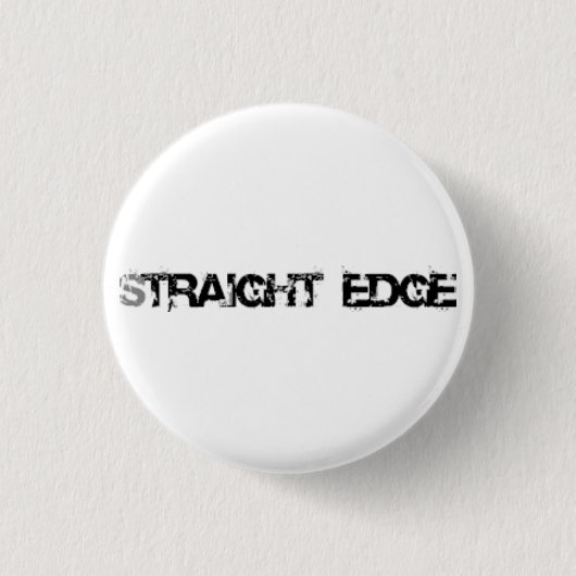 Gerader Rand-Knopf Button (Vorderseite)