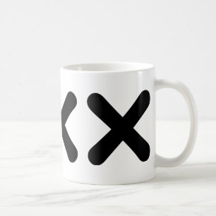 gerader Rand - Punk Kaffeetasse