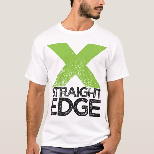 Gerader Rand-T - Shirt (Vorderseite)