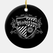 Gerader Rand "Verzierungs-Sache " Keramik Ornament (Hinten)