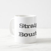 Gerades Bourbon Kaffeetasse (Vorderseite Links)