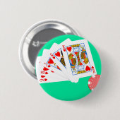 Gerades Erröten Button (Vorne & Hinten)