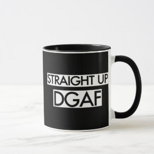 Gerades hohes DGAF Tasse