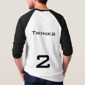 Gerades Lampin - Twinks T-Shirt (Rückseite)