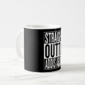 gerades outta Addis Abeba Kaffeetasse (Vorderseite Links)